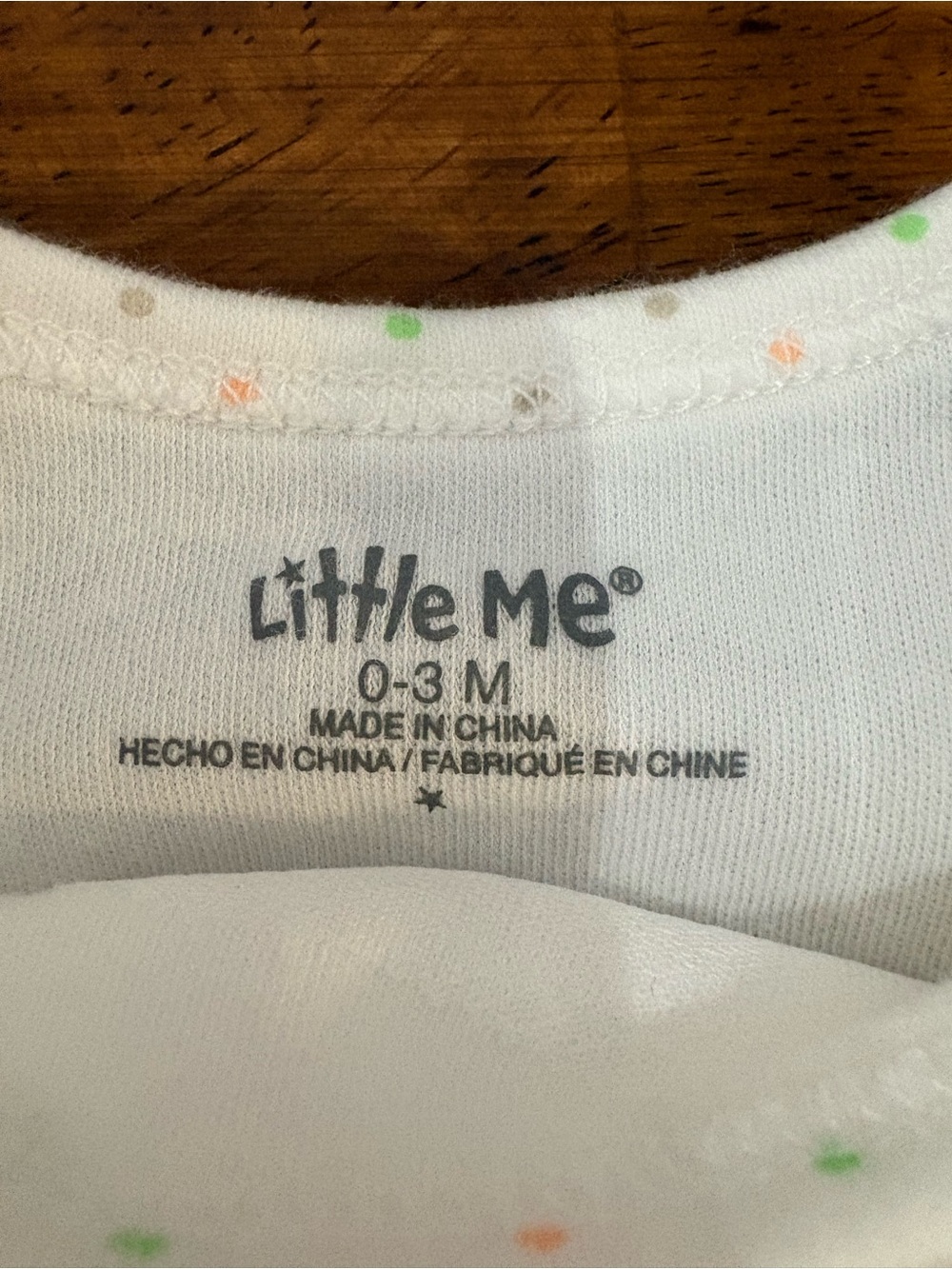 Little Me Sleeper Gown with embroidered Giraffe and Hat Set - Picture 3 of 3